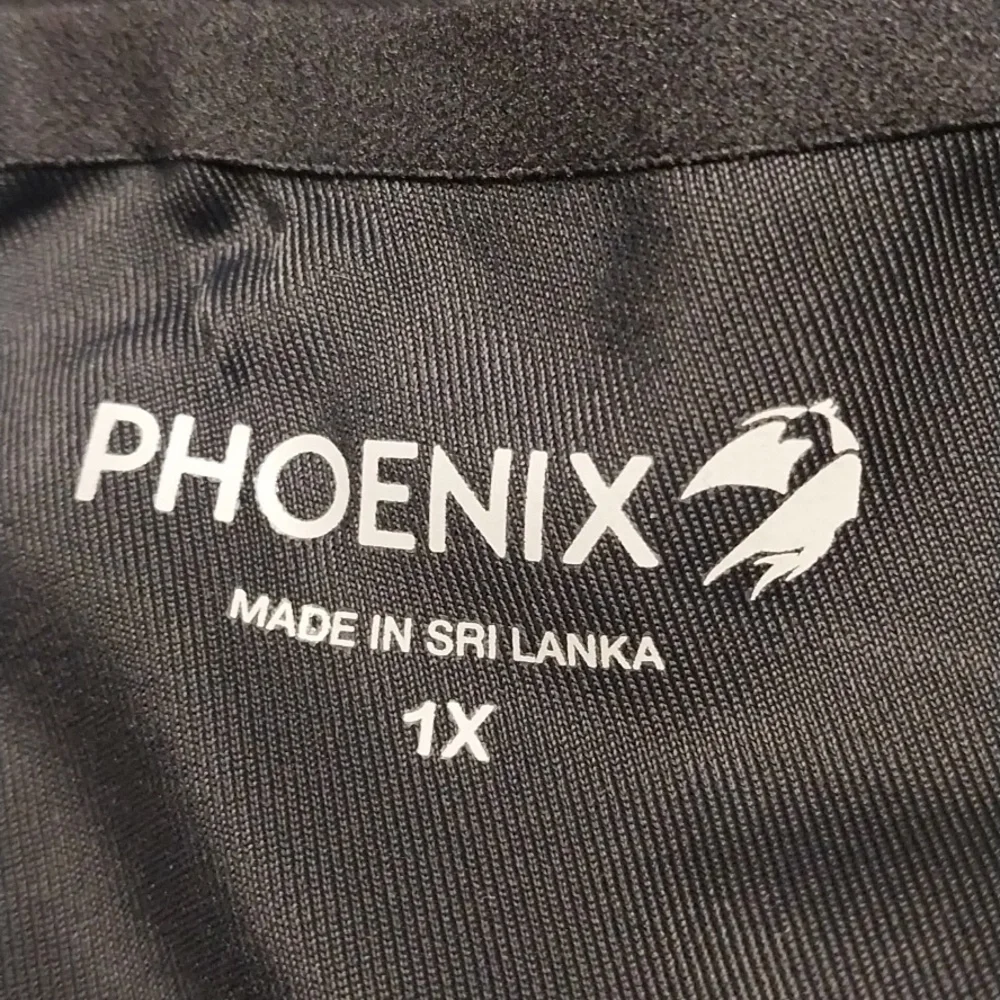 Phoenix NWT Malibu Angled Cheeky Bikini Size 1X Black UV Protection